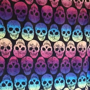 No Boundaries, Rainbow Skulls, Womens Sz.2xL